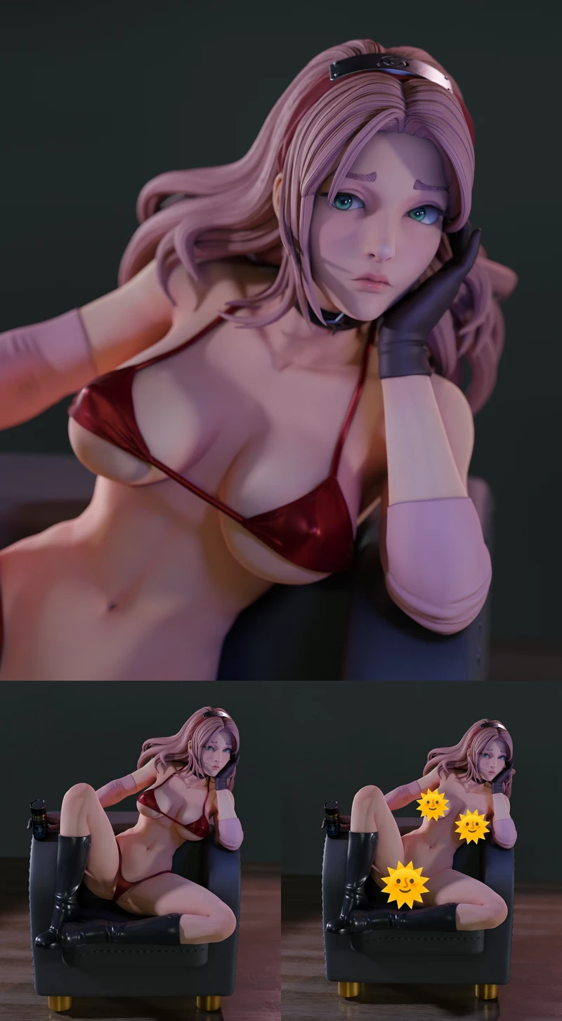 Sakura Haruno STL model for 3D printing