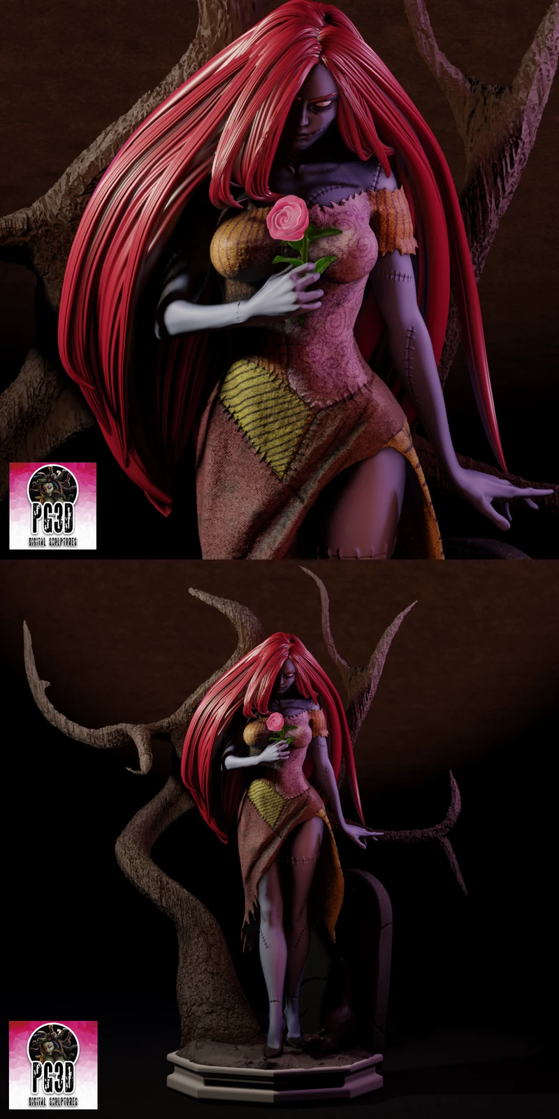 Sally – Nightmare Before Christmas STL model for 3D printing