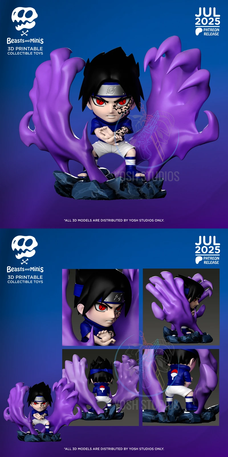 Sasuke Mini STL File for 3D Printing STL model for 3D printing