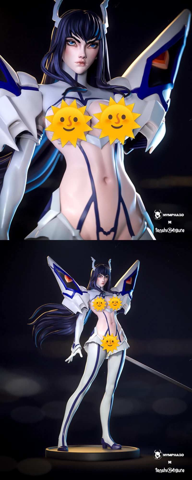 Satsuki Kiryuin (Kill La Kill) extra 3D Printable Model STL model for 3D printing