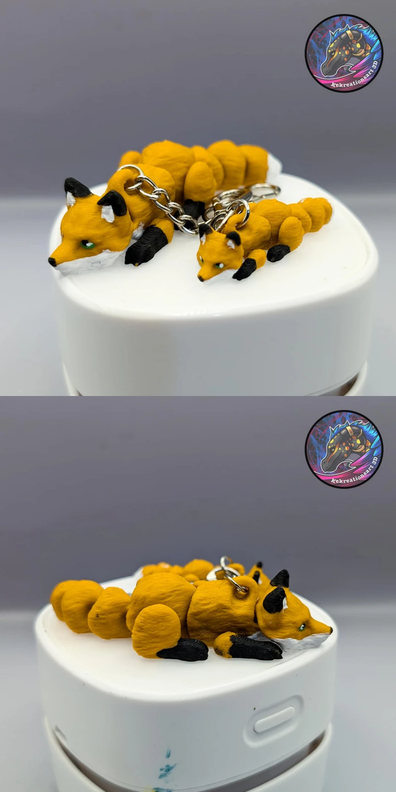 Scruffed Baby Fox STL model for 3D printing