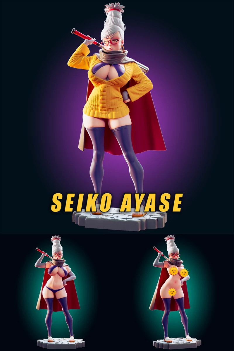 Seiko Ayase Dandadan STL model for 3D printing