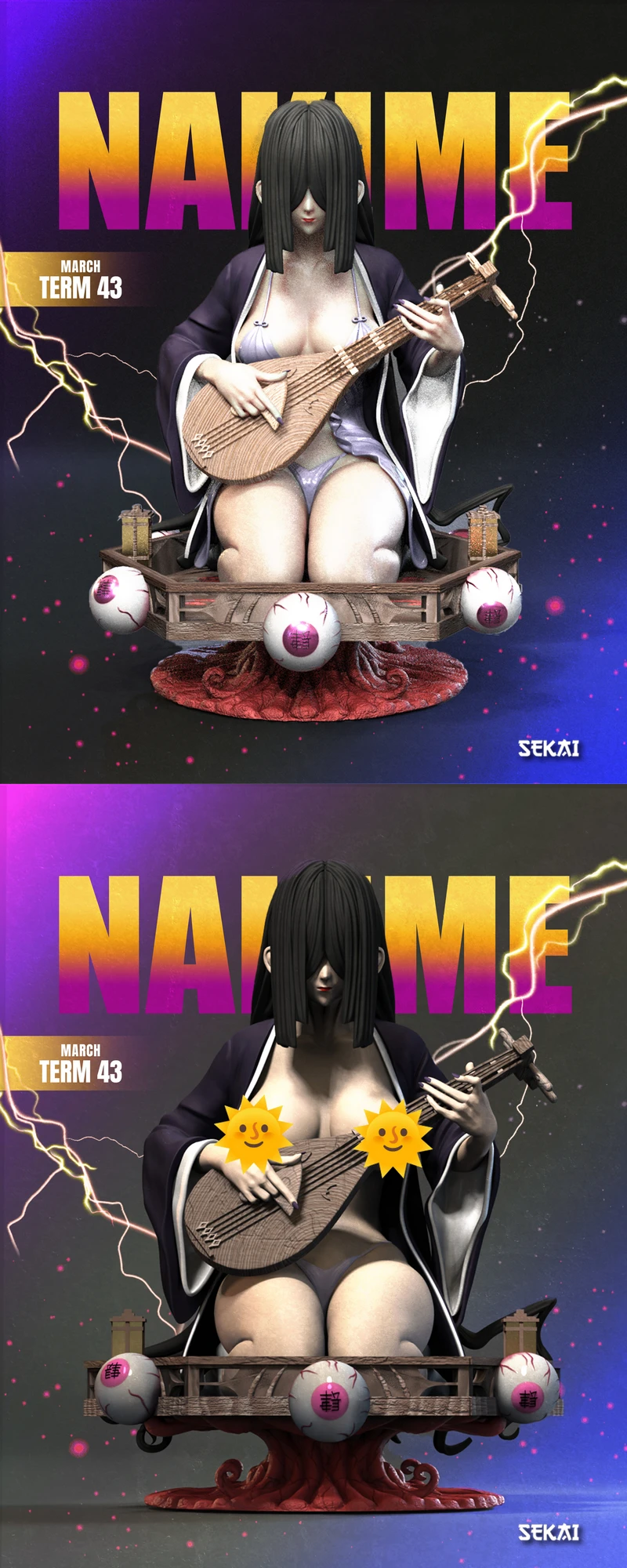 Demon Slayer – Nakime STL model for 3D printing