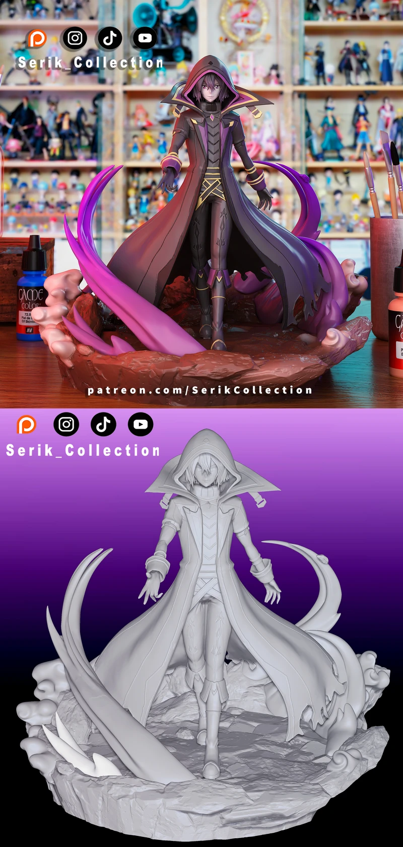 Cid Kagenou – The Eminence in Shadow STL Figure for 3D Printing STL model for 3D printing