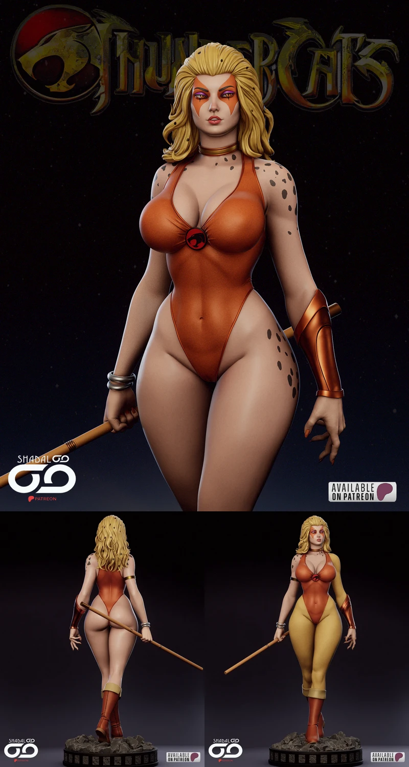 ThunderCats – Cheetara STL model for 3D printing