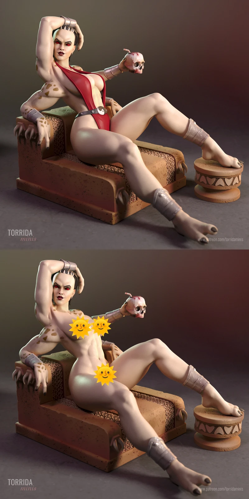 Sheeva STL model for 3D printing
