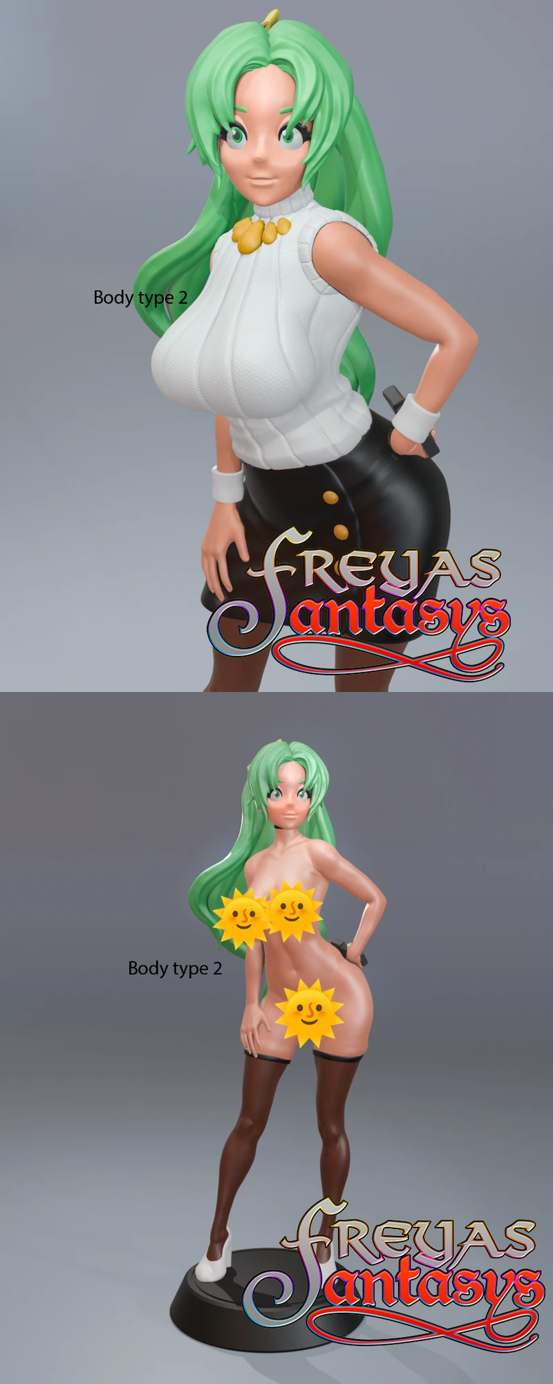 Shion Sonozaki STL | 3D Printable Anime Figure STL model for 3D printing