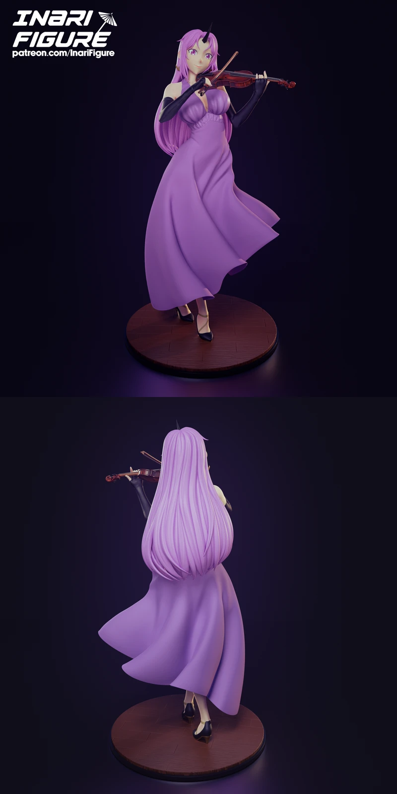 Shion That Time I Got Reincarnated Figure STL model for 3D printing