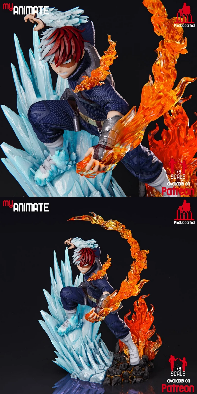 Shoto Todoroki 3D Printable Figure STL File STL model for 3D printing