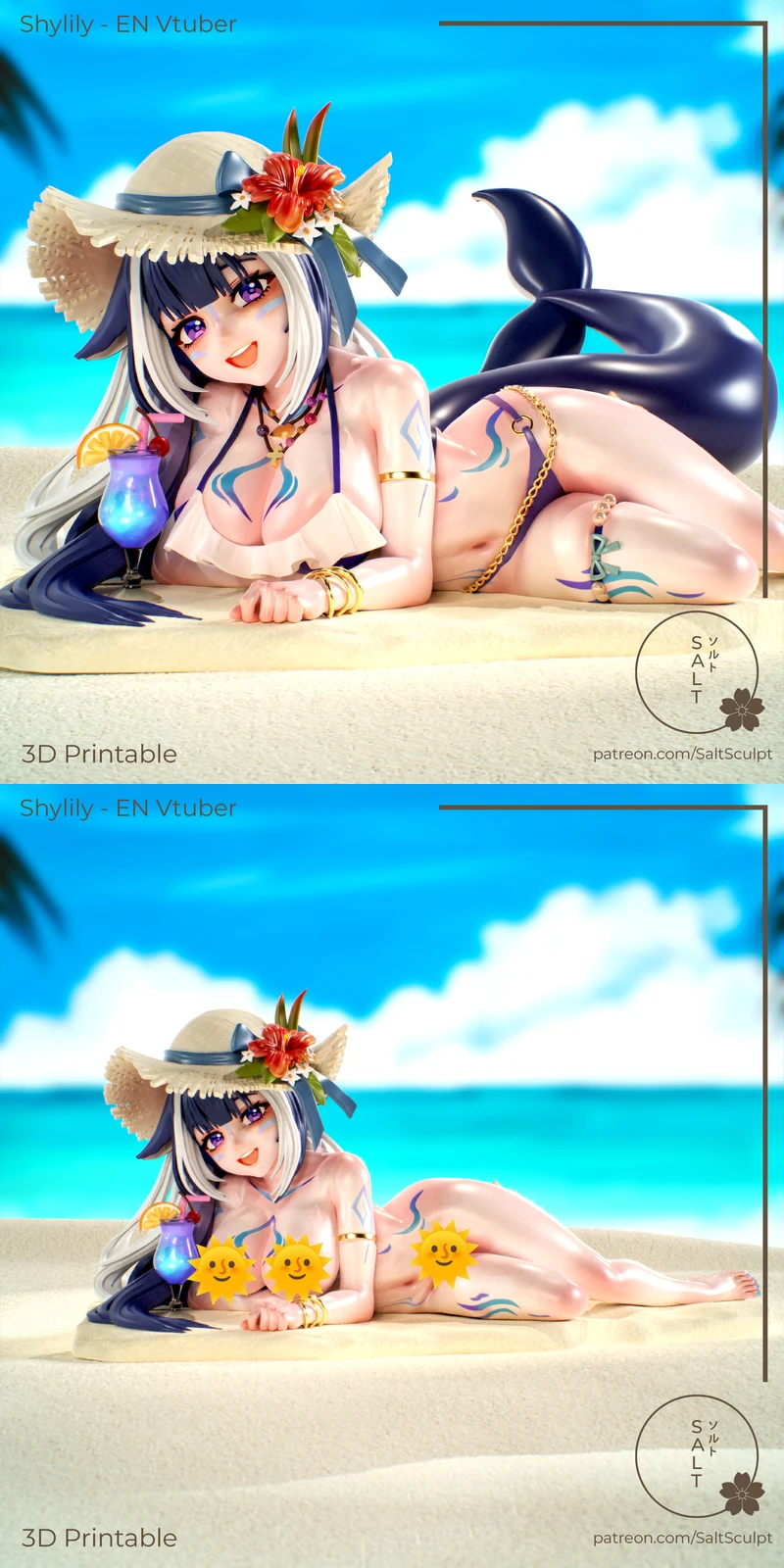 Shylily ENVTuber Fanart Figure STL STL model for 3D printing