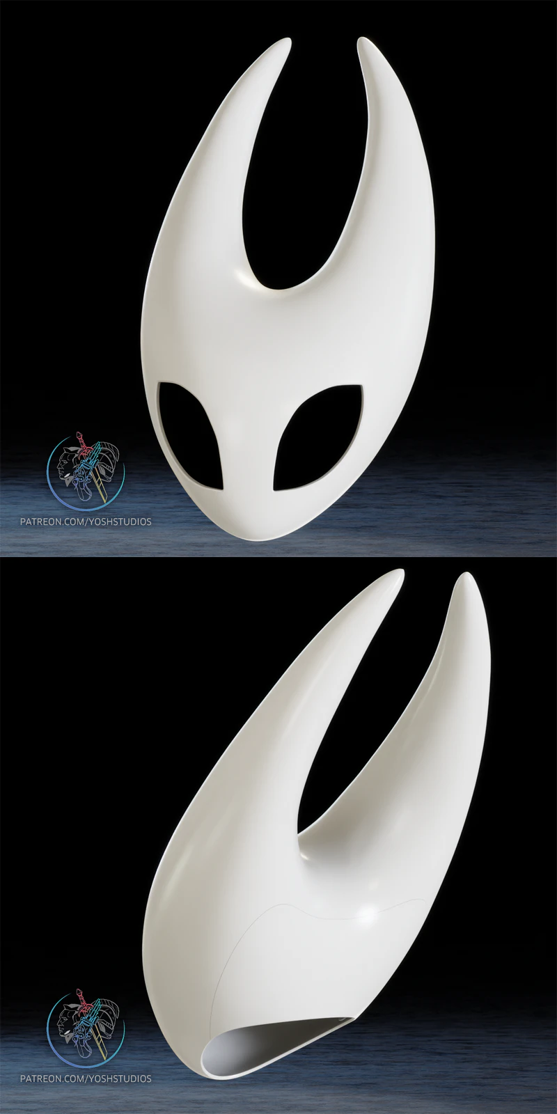 Silksong Hornet Mask STL File for 3D Printing – Miniature Bust STL model for 3D printing