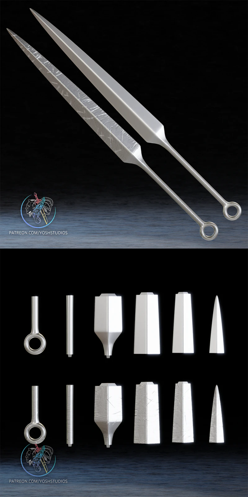 Silksong Hornet Sword 3D Printable STL Model for Resin Printers STL model for 3D printing