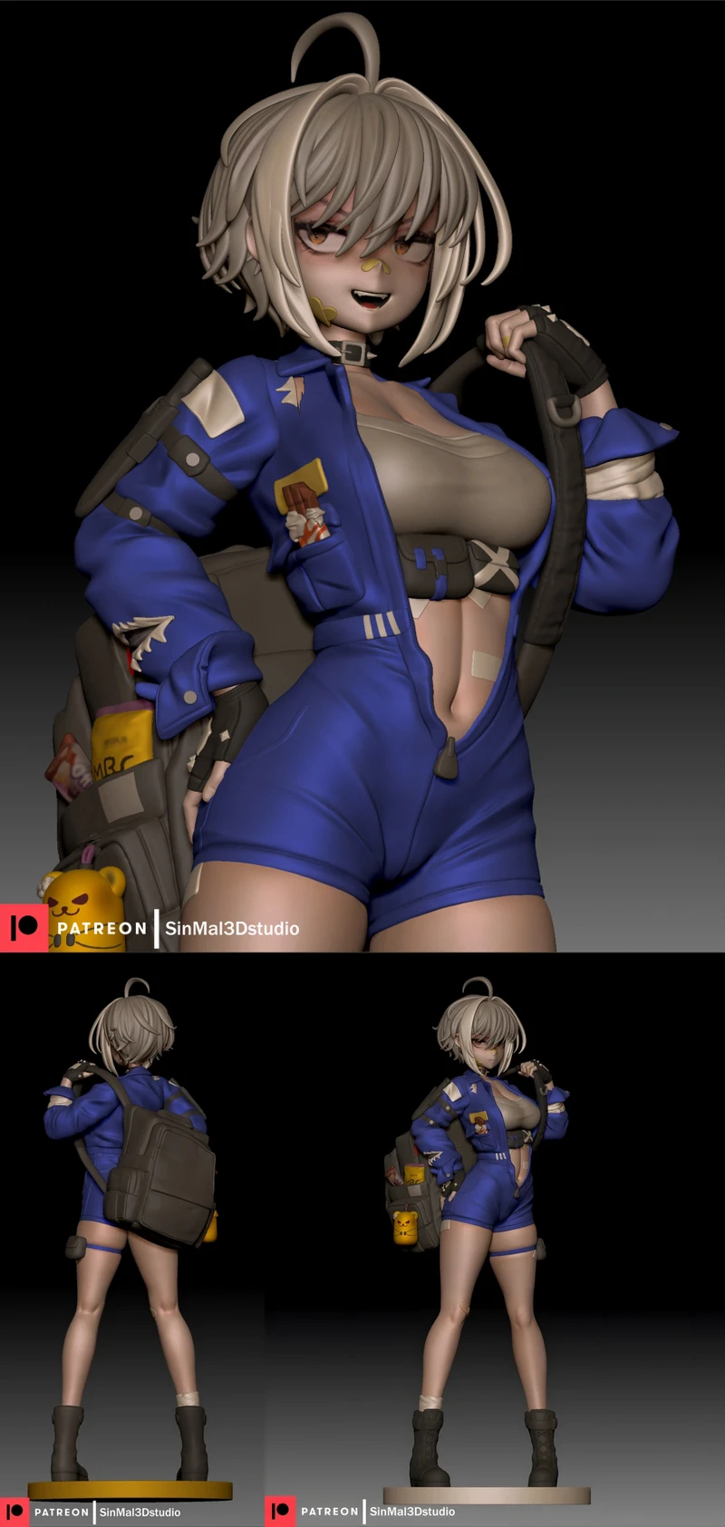 Mori NIKKE Fanart Figure STL STL model for 3D printing