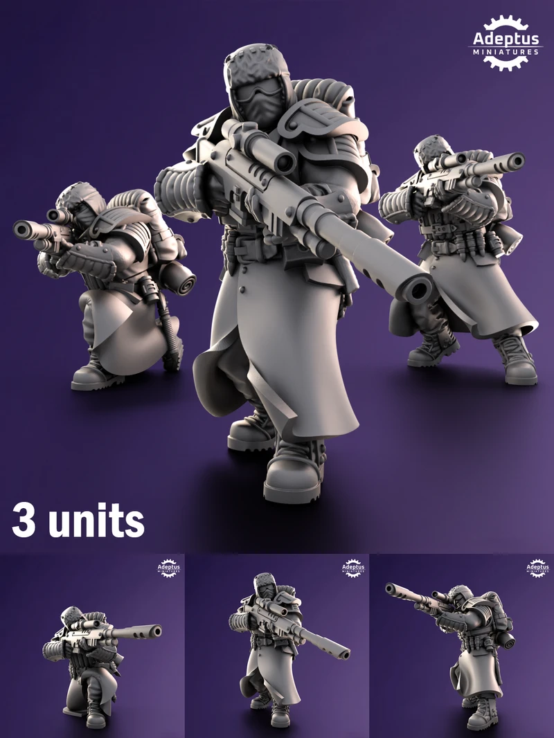 Snipers Iceward Division A-1.123 STL model for 3D printing