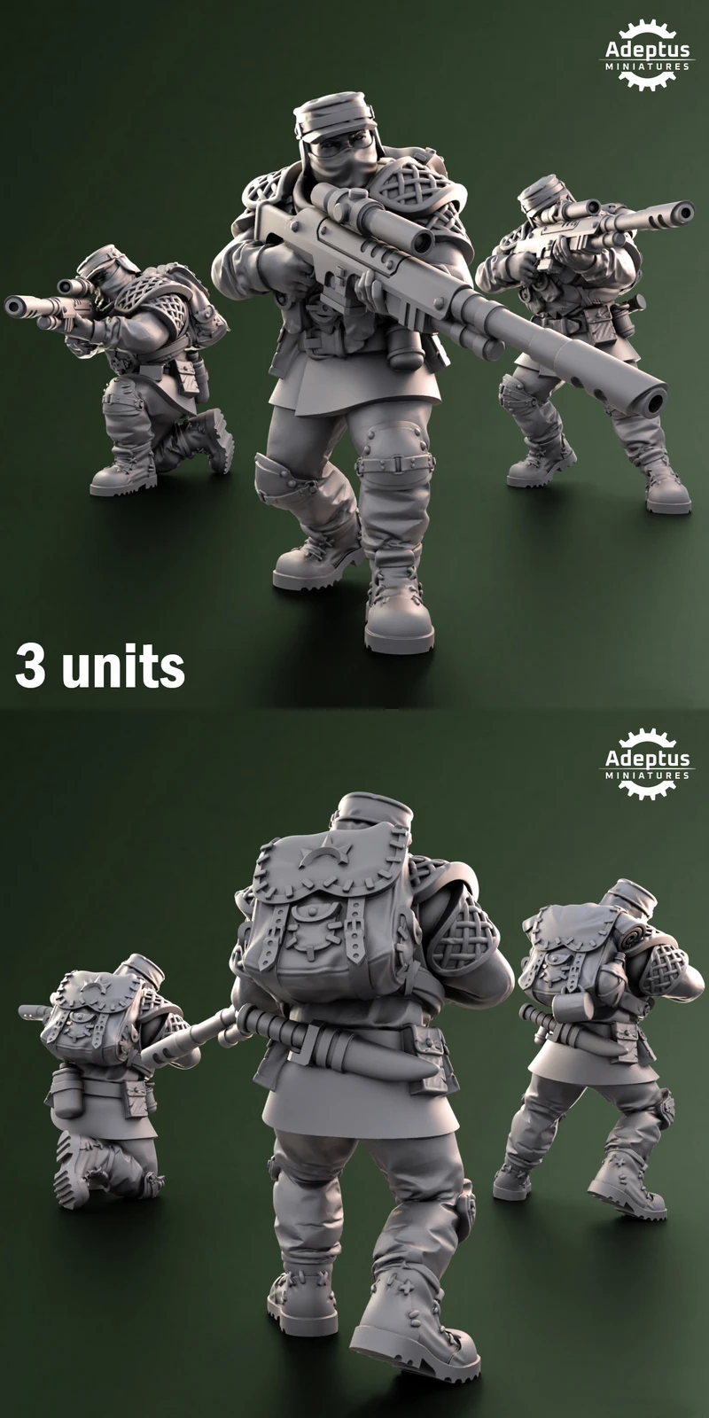 Snipers Sunscorch Regiment A-1.111 STL model for 3D printing