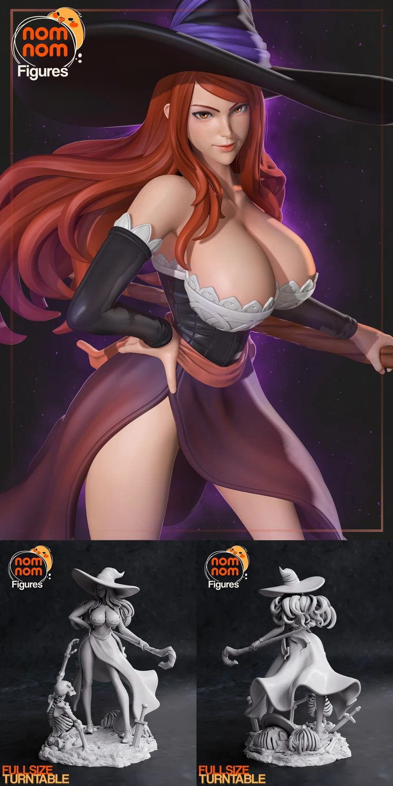 Sorceress from Dragon’s Crown STL model for 3D printing