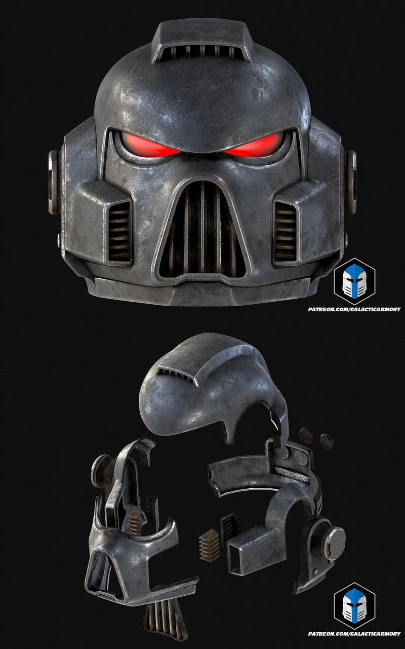 Space Marine 2 – Mark 8 Helmet STL model for 3D printing