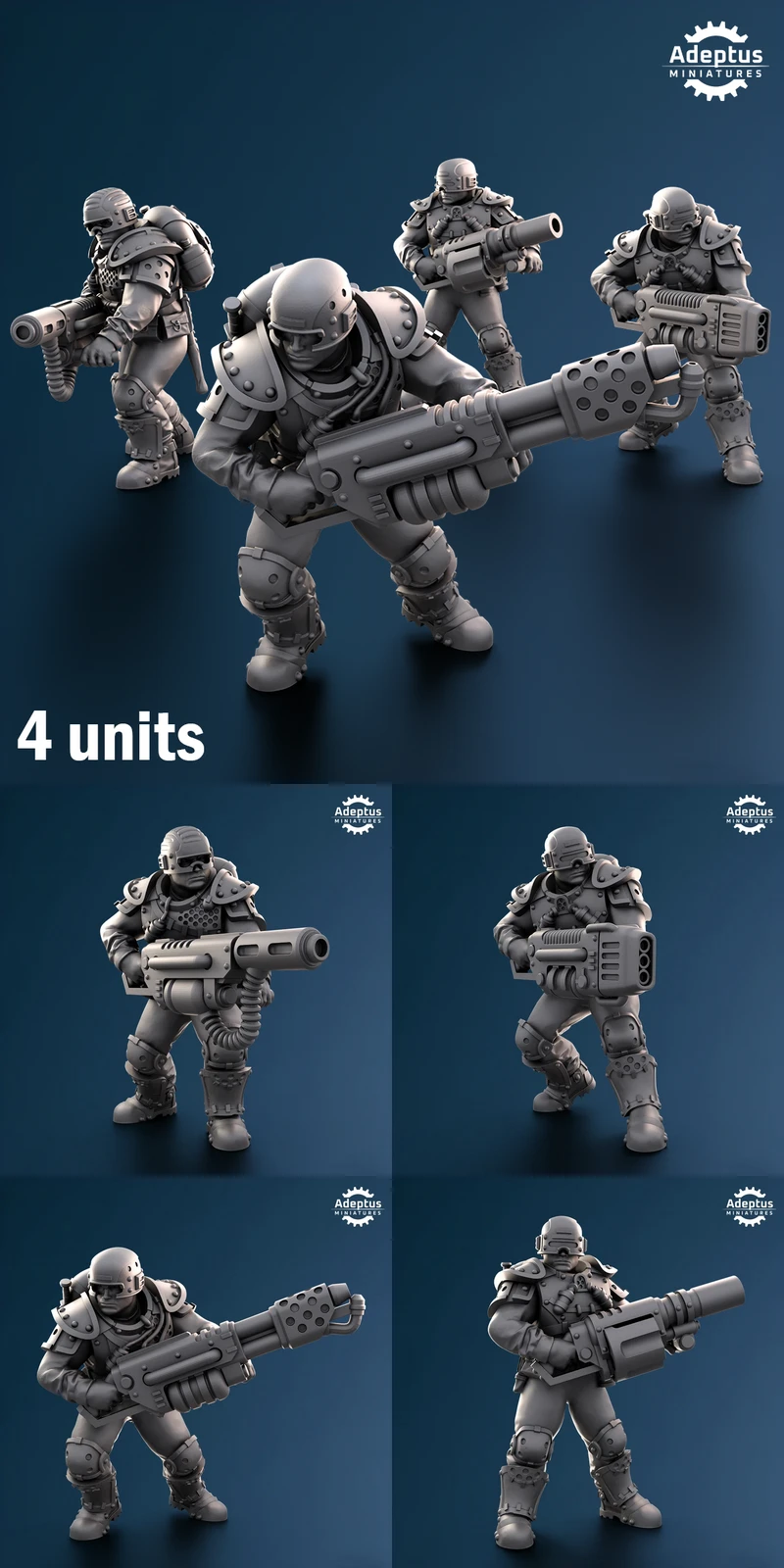 Special weapons Greyplate Troops A-1.118 STL model for 3D printing