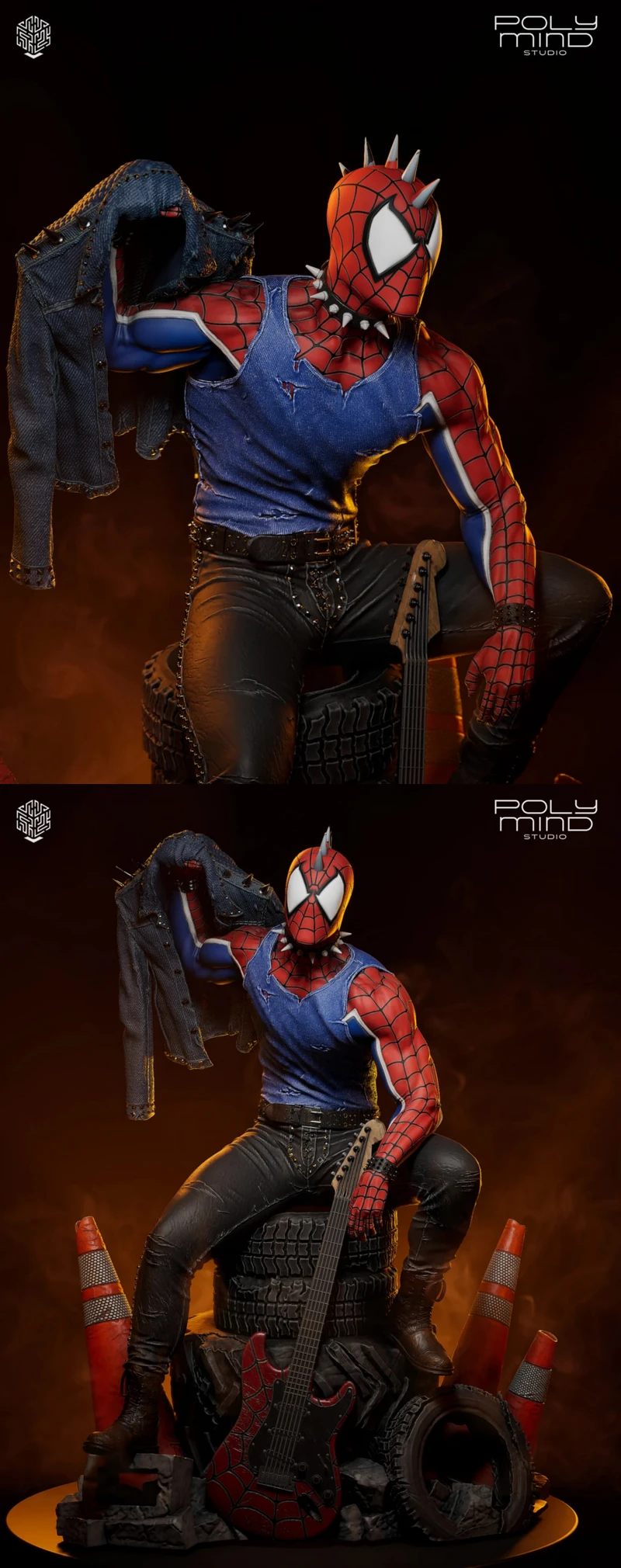 Spider-Man Punk 3D Printable STL File STL model for 3D printing