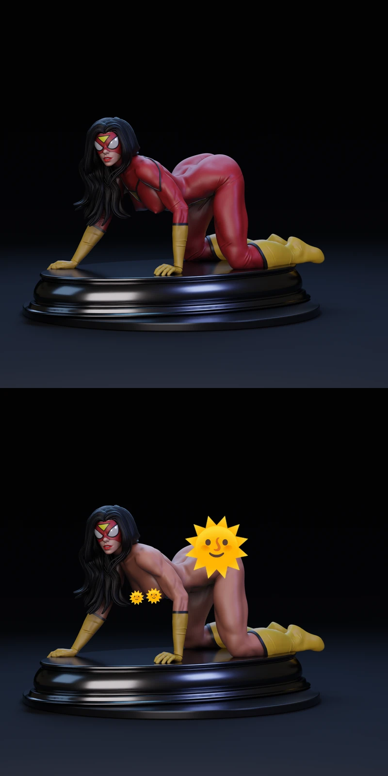 Spider Woman extra STL model for 3D printing