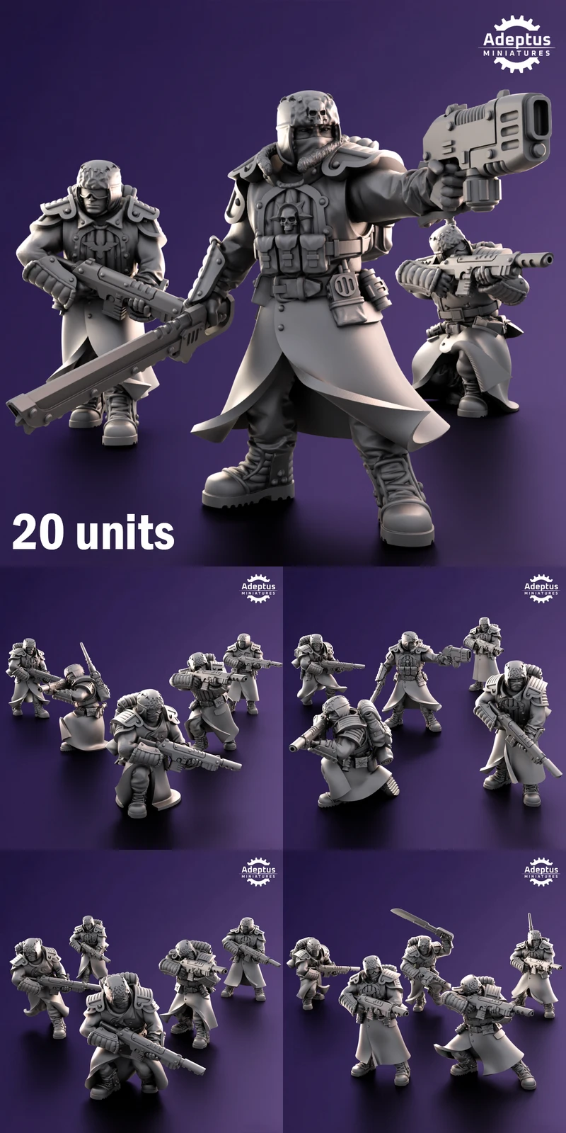 Squad Iceward Division A-1.122 STL model for 3D printing