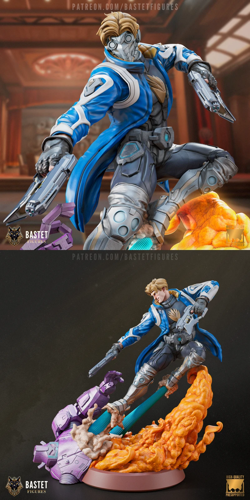 Star Lord – Marvel Rivals STL model for 3D printing