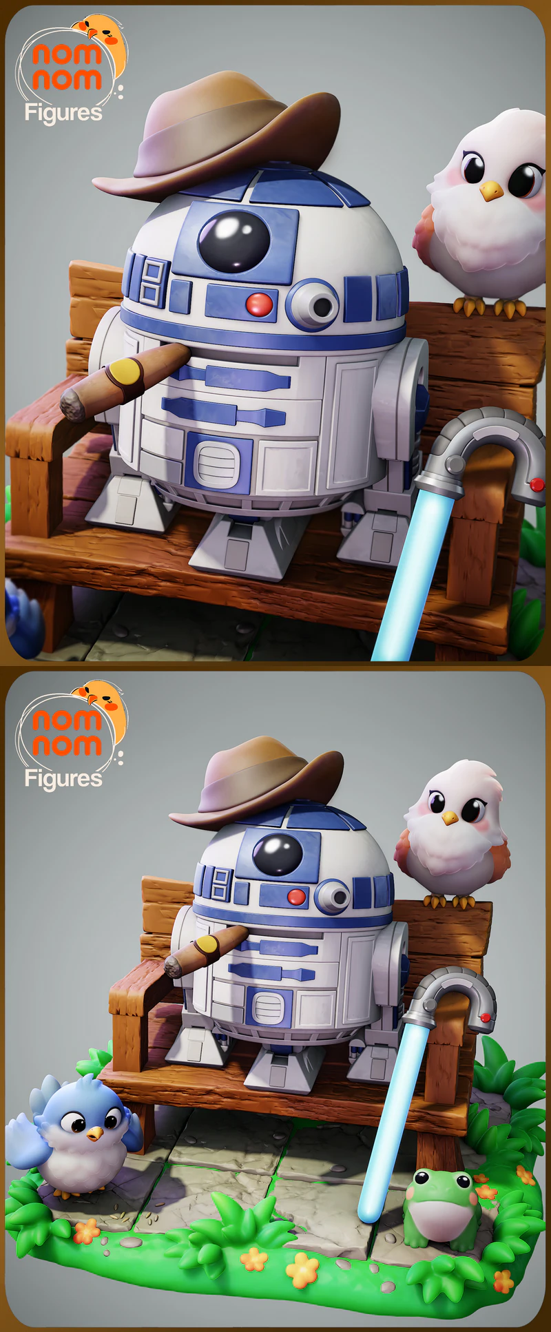 Star Wars – Chibi R2D2 STL File for 3D Printing STL model for 3D printing
