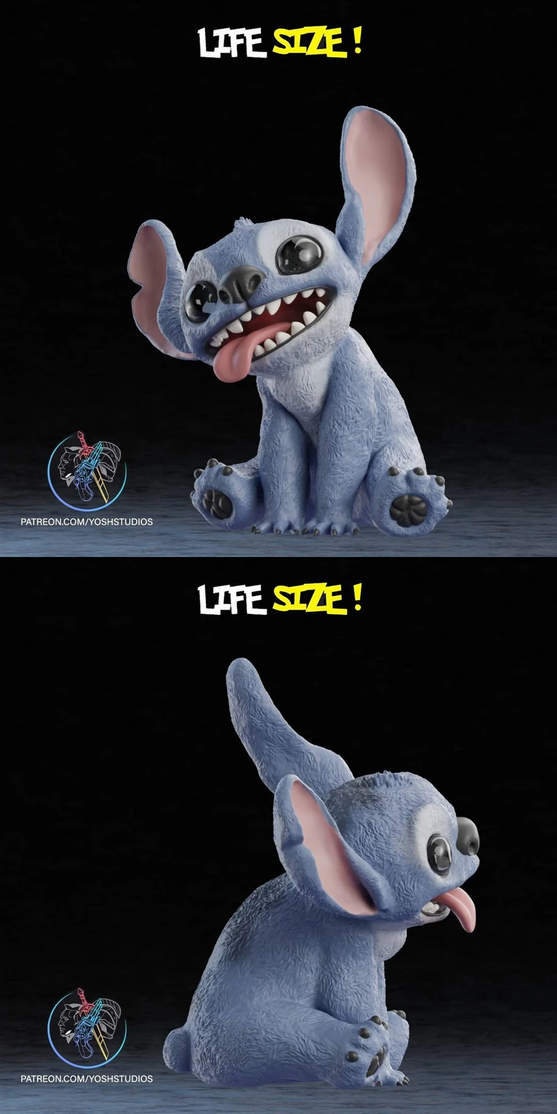 Stitch Movie STL model for 3D printing