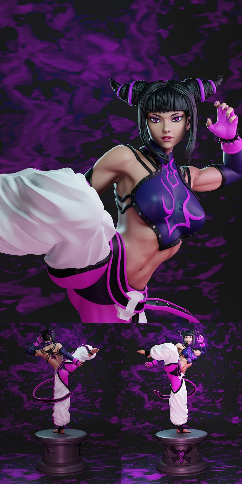 Street Fighter – Juri Han STL model for 3D printing