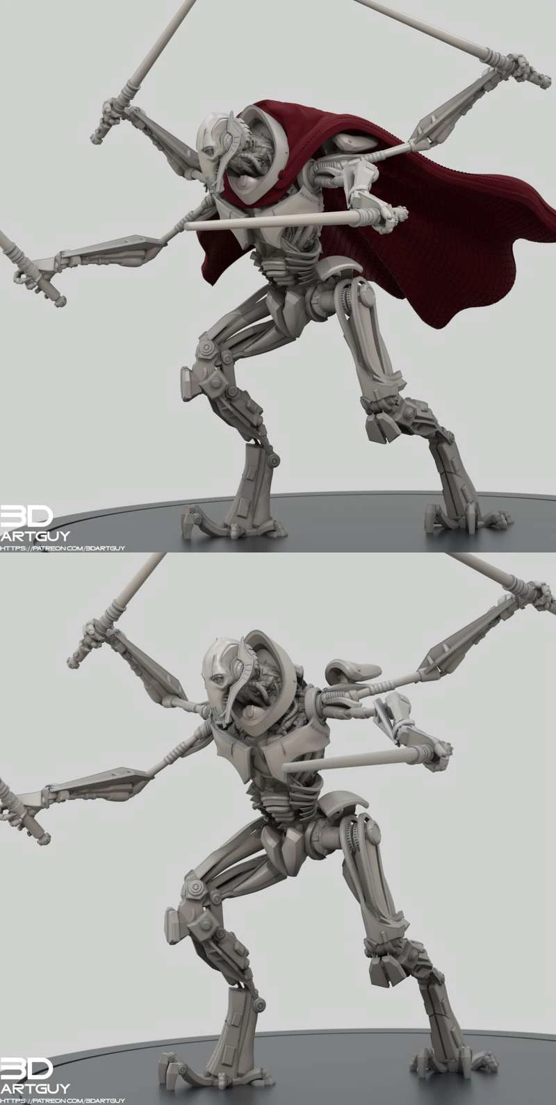 Supreme Commander STL model for 3D printing