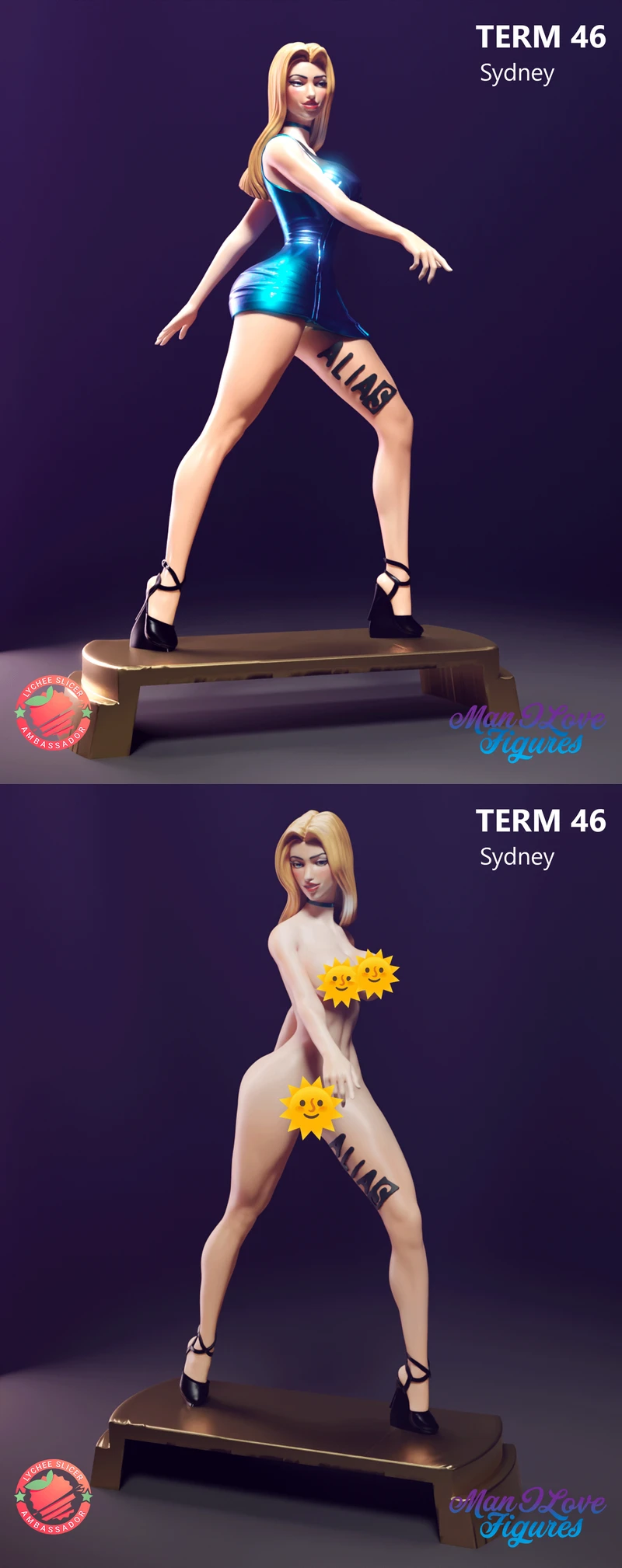 Sydney – Alias 3D Printable STL Model for Diorama STL model for 3D printing