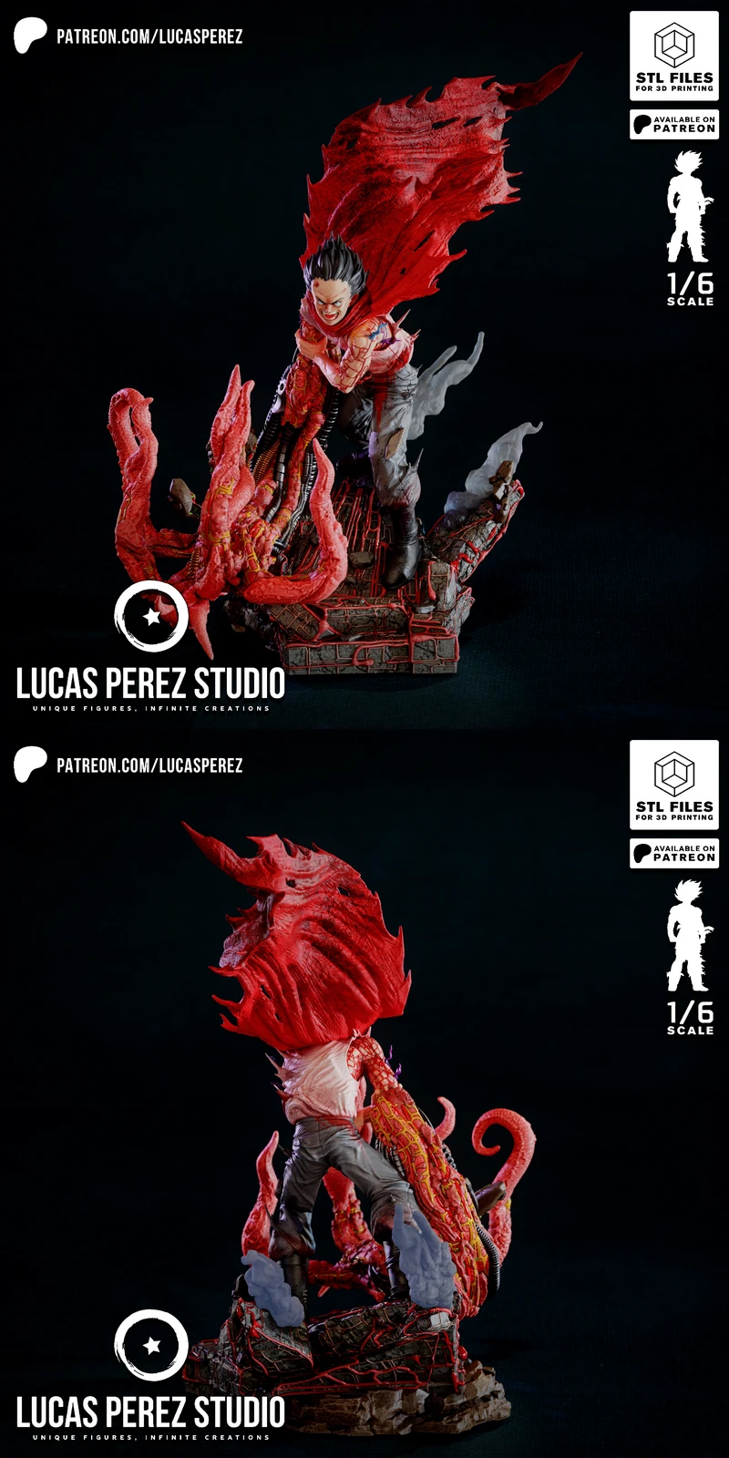 Tetsuo – Psychic Force of Neo-Tokyo STL Figure for 3D Printing STL model for 3D printing