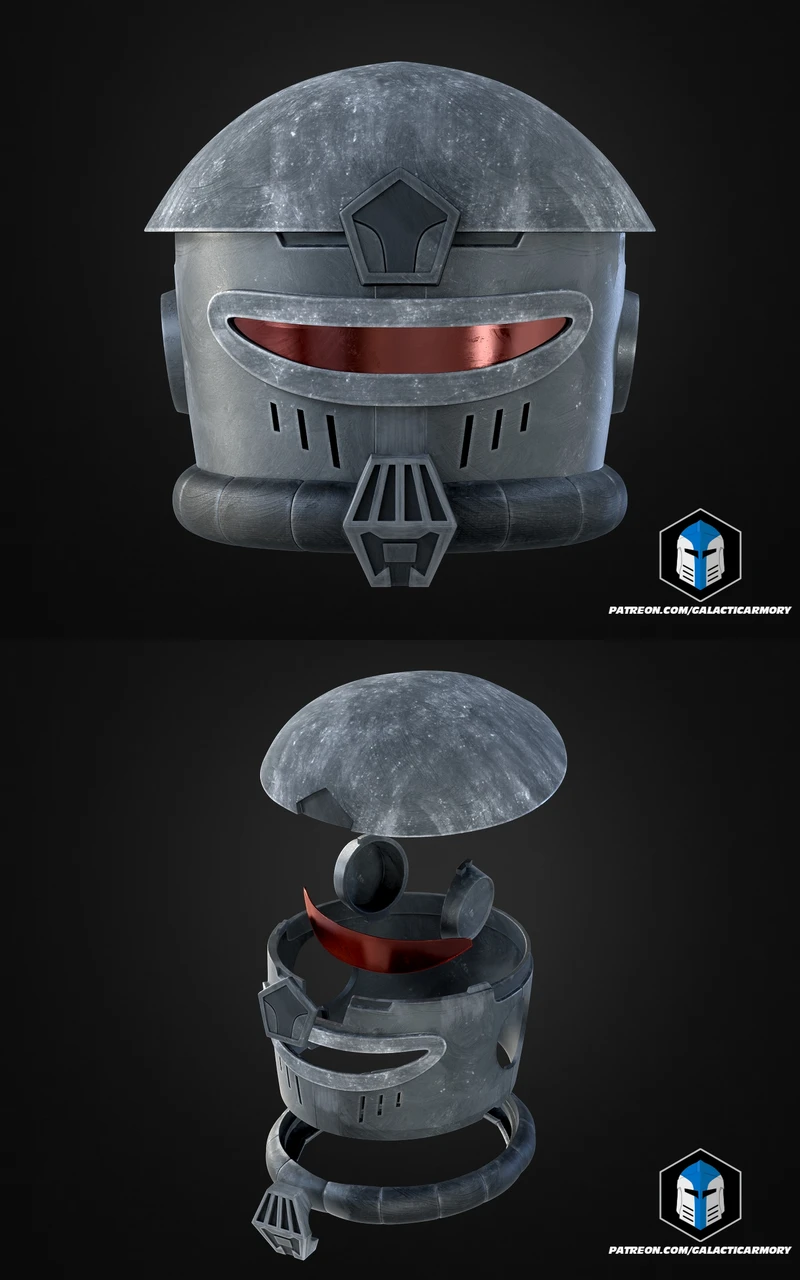 Taborr Val-Dorn Helmet STL model for 3D printing