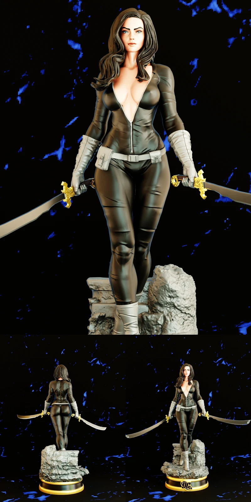 Talia al Ghul STL model for 3D printing