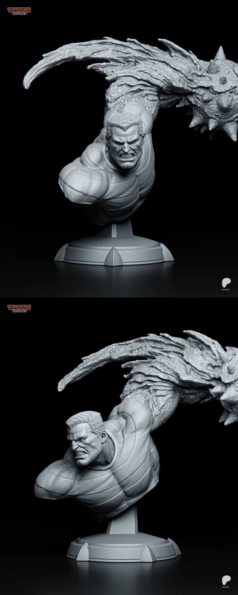 Sandman Bust – Marvel Villain STL Model for 3D Printing STL model for 3D printing