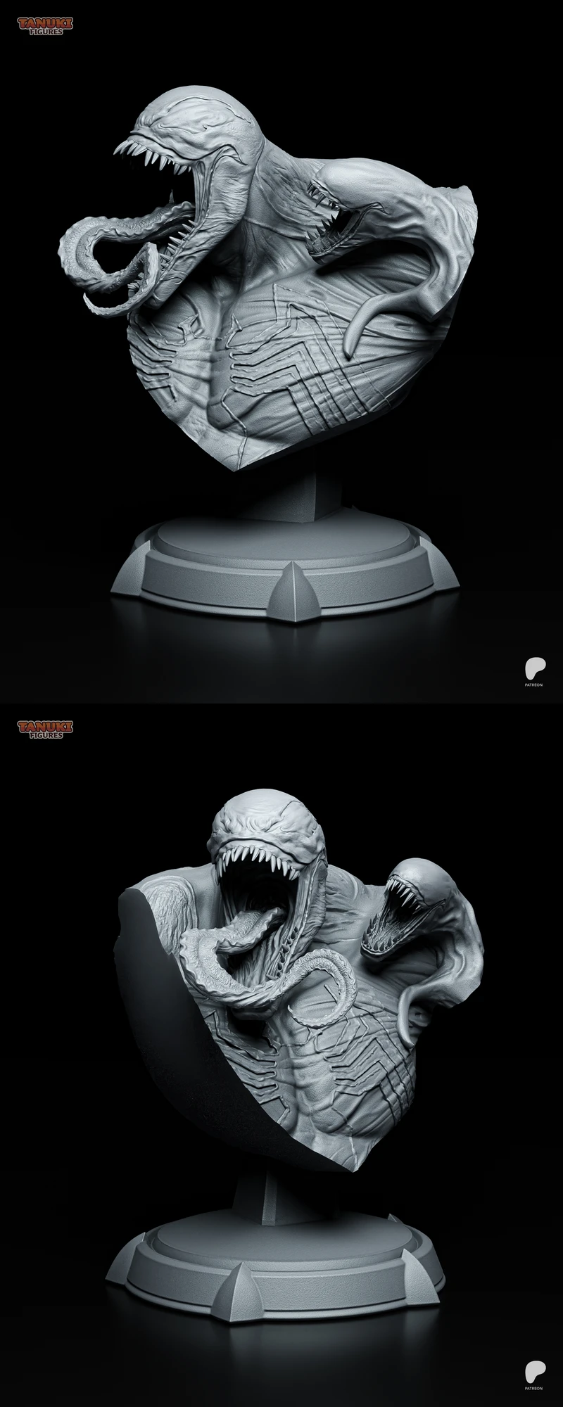 Venom Bust – Marvel Antihero STL Model for 3D Printing STL model for 3D printing