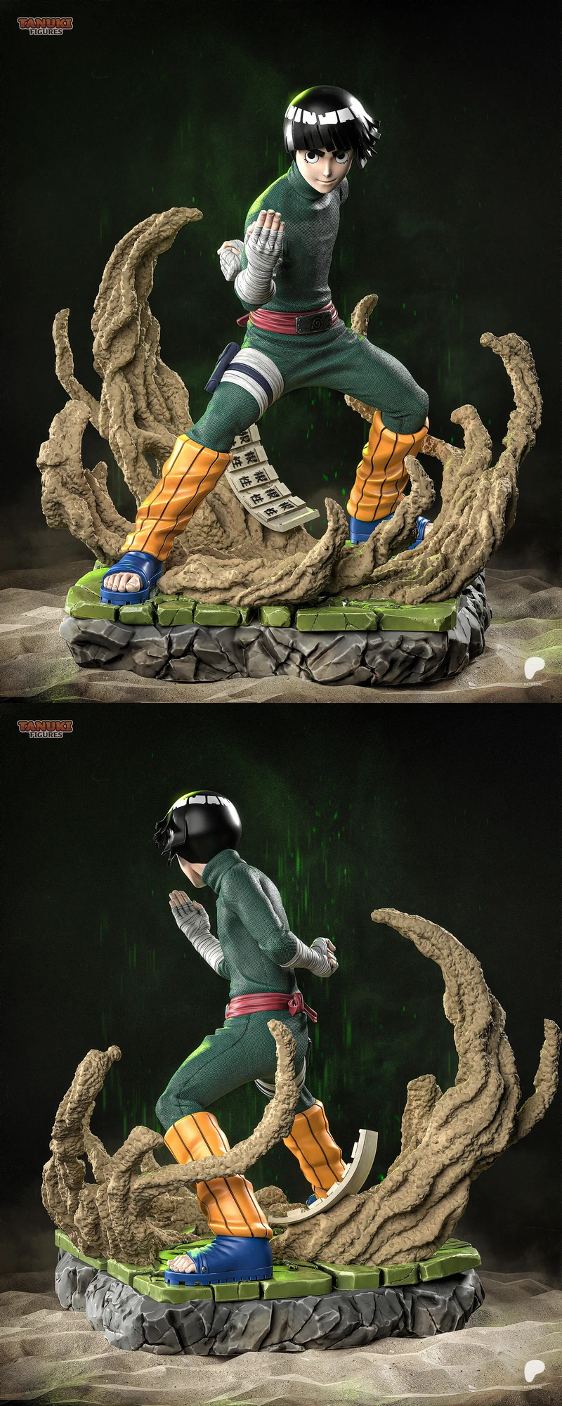 Rock Lee Anime Character STL Figure for 3D Printing STL model for 3D printing