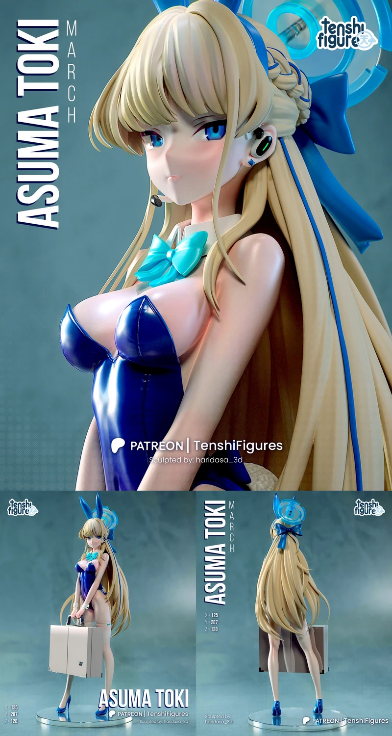 Blue Archive – Asuma Toki STL model for 3D printing