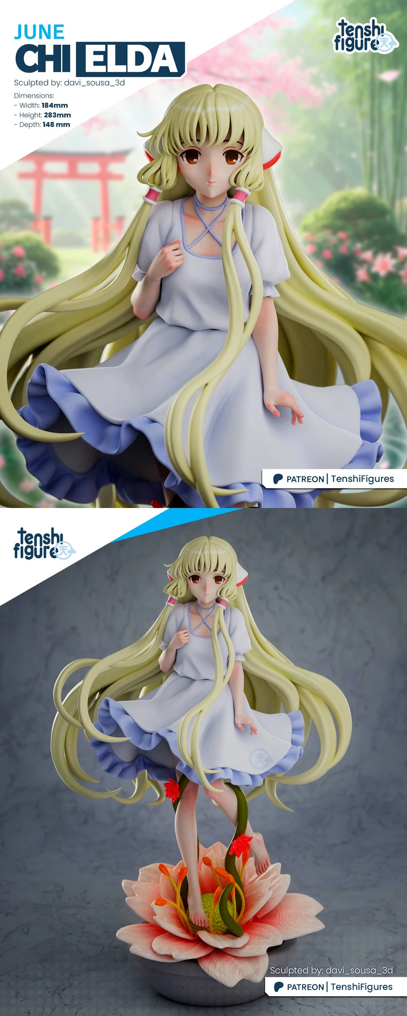 Chi – Chobits STL Figure for 3D Printing STL model for 3D printing