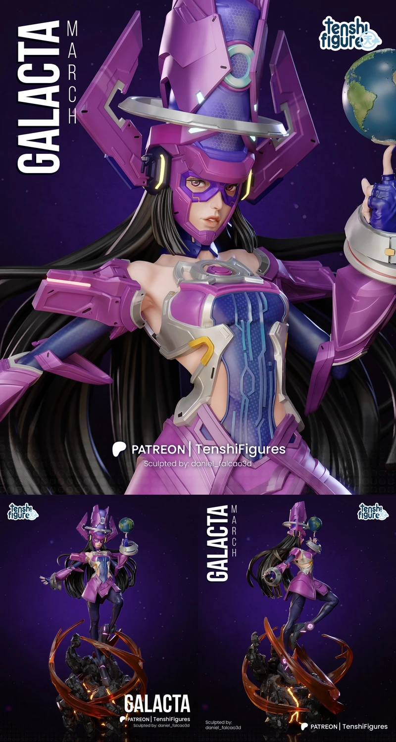 Marvel – Galacta STL model for 3D printing