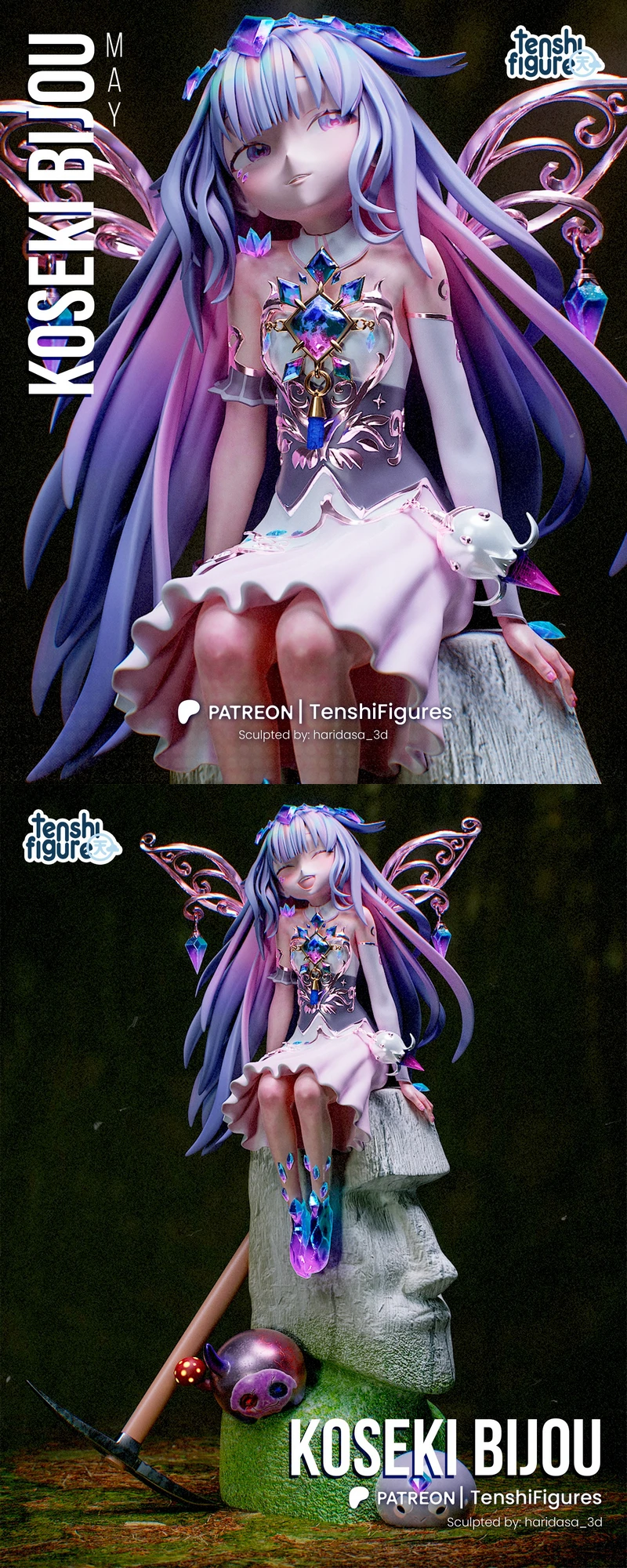 Vtuber – Koseki Bijou STL model for 3D printing