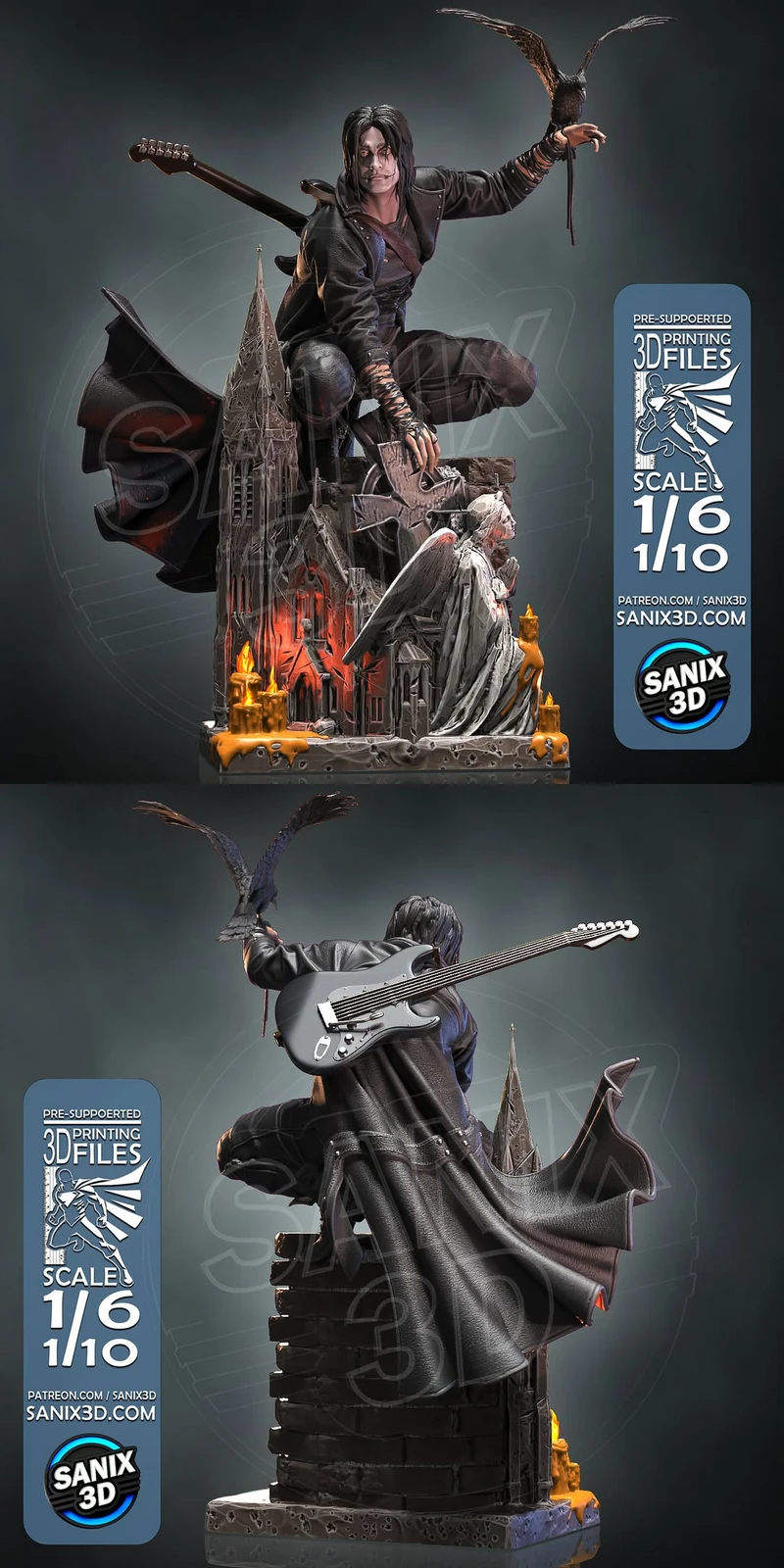 The Crow Figure STL model for 3D printing