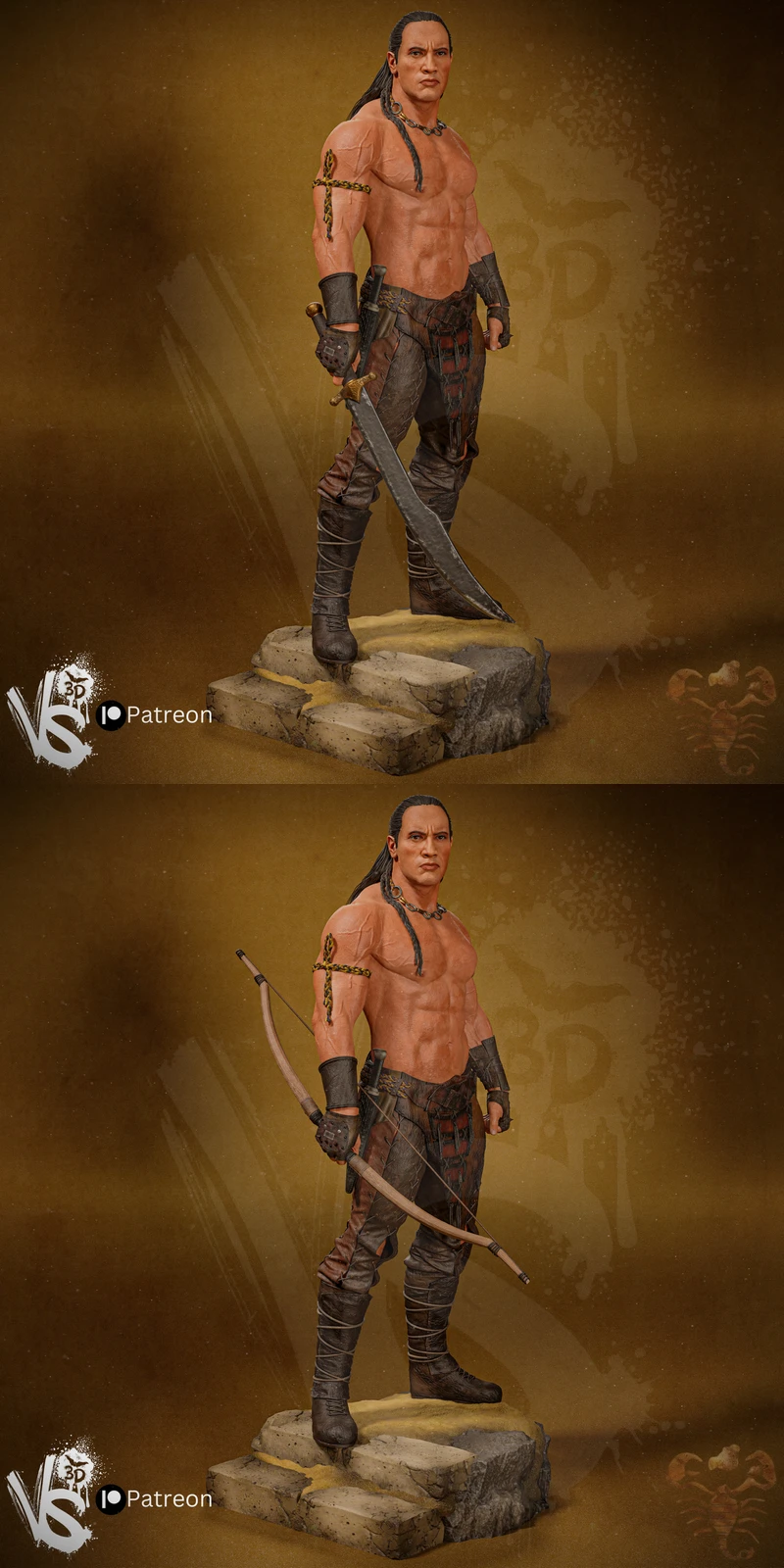 King of Scorpions – Museum Pose STL Figure for 3D Printing STL model for 3D printing