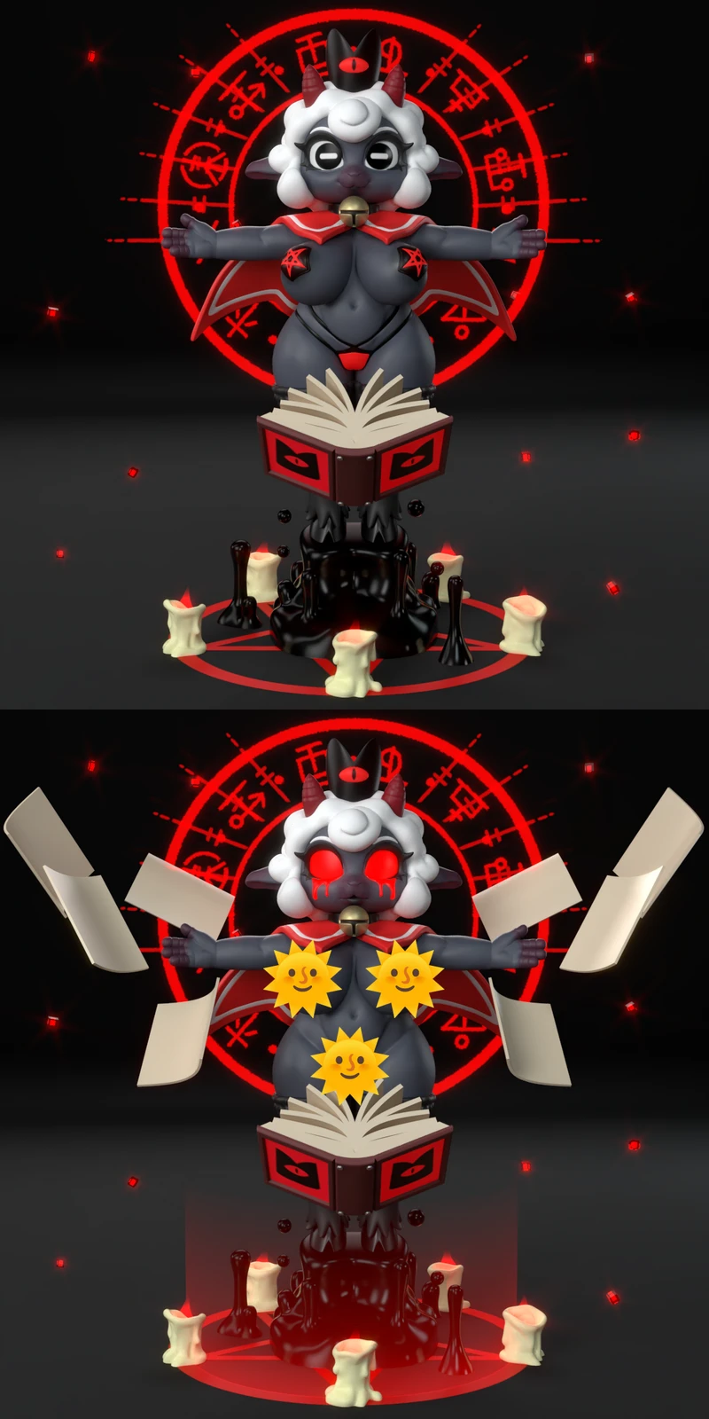 The Lamb 3D Printable STL Figure STL model for 3D printing