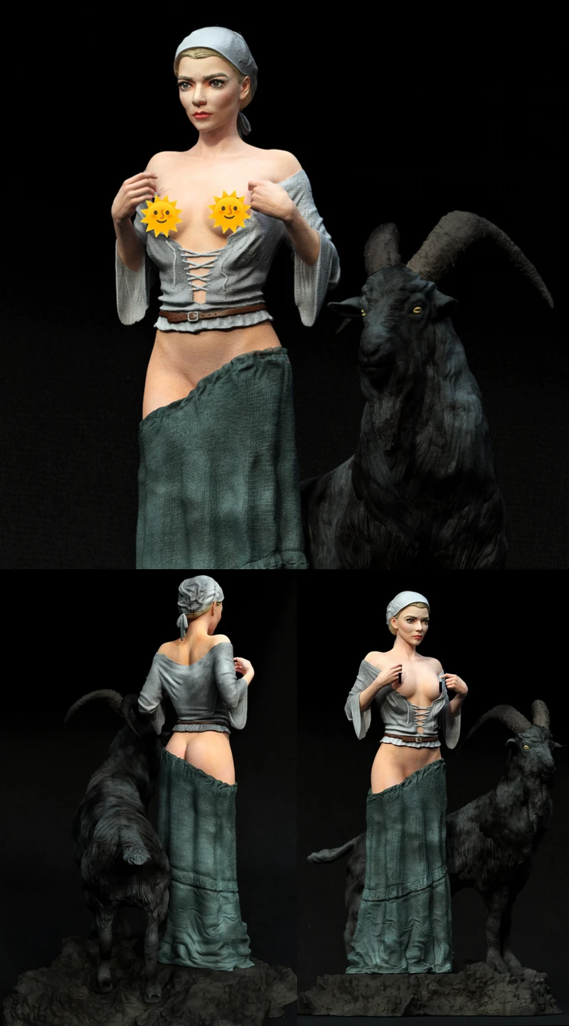 The Witch STL – Anya Taylor-Joy Inspired Figure STL model for 3D printing