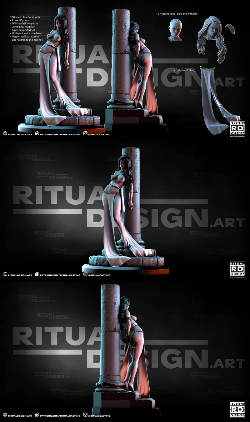 Tilda Miniature STL File for 3D Printing STL model for 3D printing