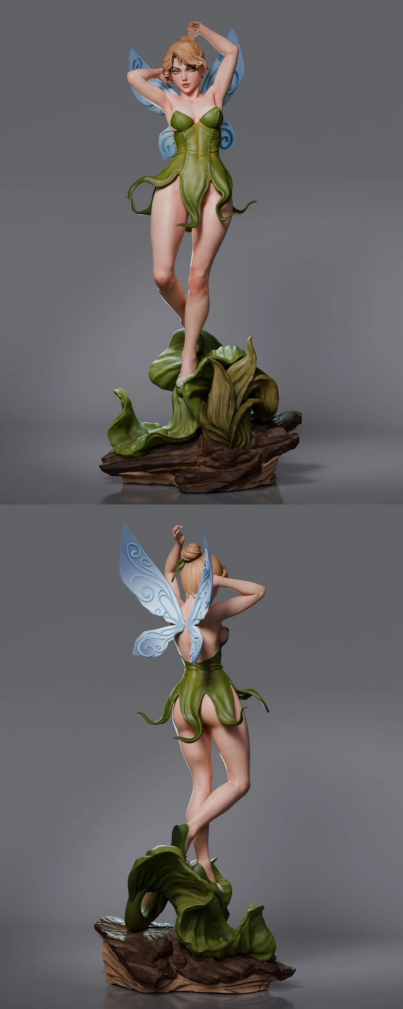 Tinker Bell STL model for 3D printing