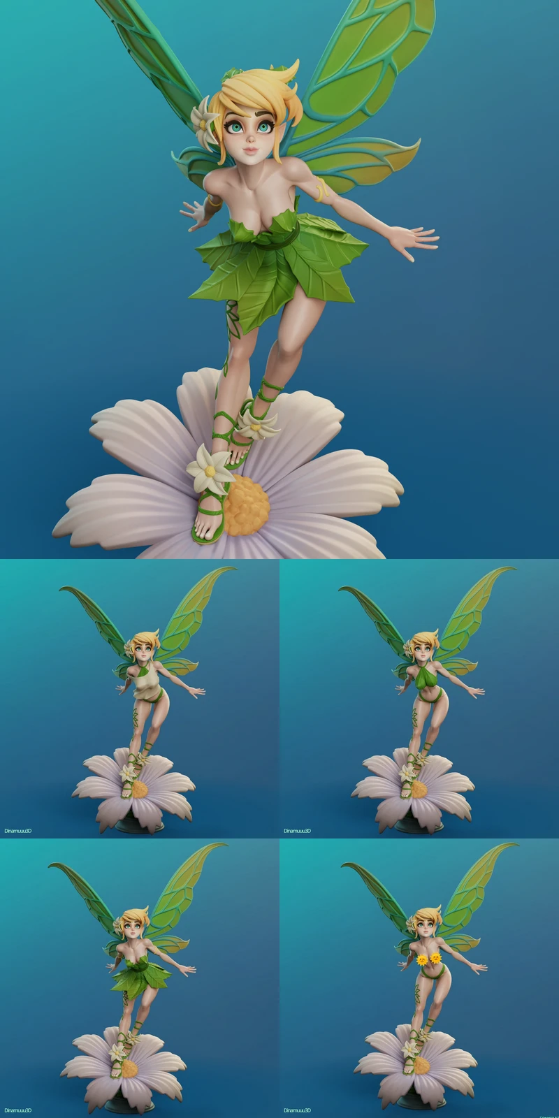 Tinker Bell Extra – Fantasy Fairy STL Figure for 3D Printing STL model for 3D printing
