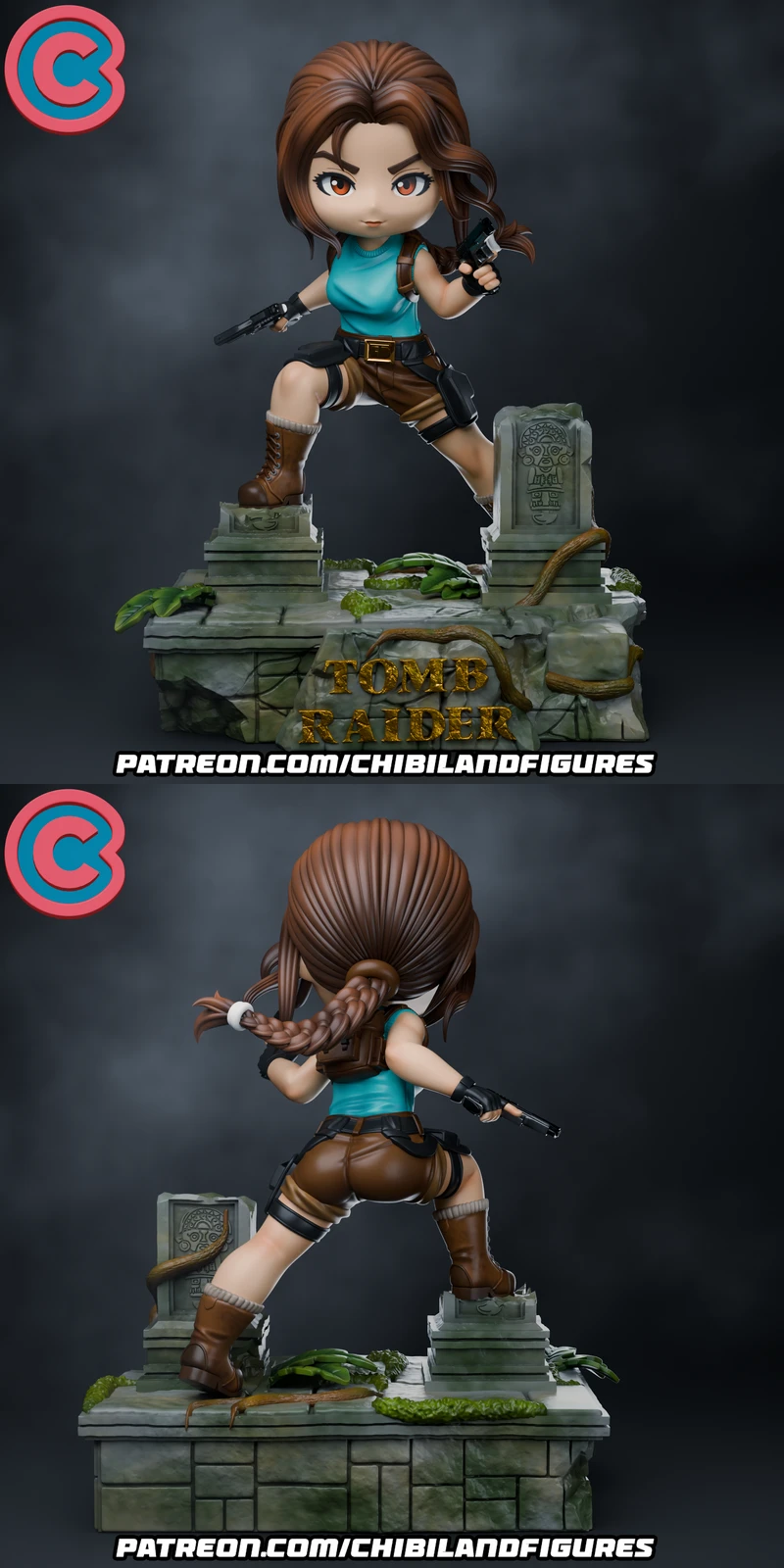 Tomb Raider – Lara Croft 3D Printable STL File STL model for 3D printing