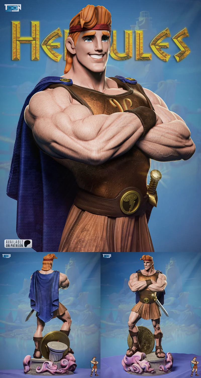 Hercules STL model for 3D printing